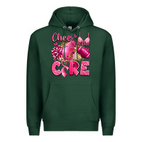 Sports Green cheer for the cure breast cancer Premium Hoodie - LillyAllenDesigns