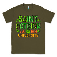 Army Green saint patrick university Classic Tee - Artiststas