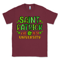Burgundy saint patrick university Classic Tee - Artiststas