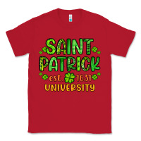 Red saint patrick university Classic Tee - Artiststas