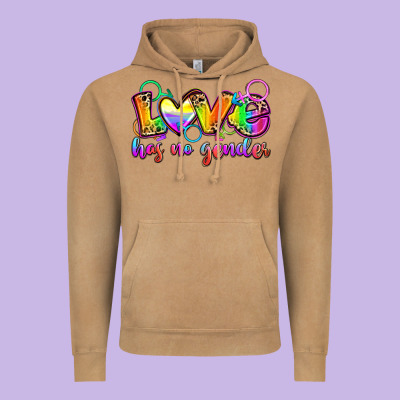 Love Has No Gender Vintage Hoodie Designed By Zillion Design Studio