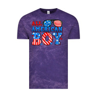 Cloud Purple All American boy Vintage Tee - Neo Western