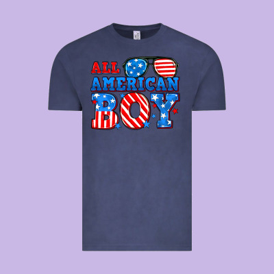 All American Boy Vintage Tee Designed By Neo Western