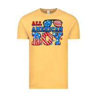Vintage Mustard All American boy Vintage Tee - Neo Western