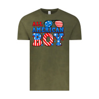 Vintage Olive All American boy Vintage Tee - Neo Western