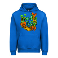Cobalt st.patricks good luck Urban Hoodie - NancyCooperArtShop