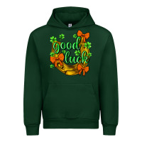 Forest Green st.patricks good luck Urban Hoodie - NancyCooperArtShop