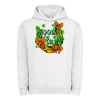 Pigment Lunar Rock st.patricks good luck Urban Hoodie - NancyCooperArtShop