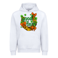 White st.patricks good luck Urban Hoodie - NancyCooperArtShop