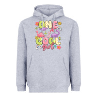 Heather Grey one cool girl Heavyweight Hoodie - MaliasSmallBusiness