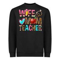 Black wife mom teacher Heavyweight Sweatshirt - Zillion Design Studio