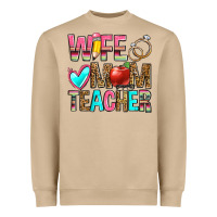 Mushroom wife mom teacher Heavyweight Sweatshirt - Zillion Design Studio