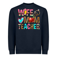 Navy wife mom teacher Heavyweight Sweatshirt - Zillion Design Studio