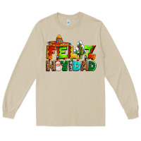 Mushroom feliz navidad sombrero Long Sleeve Tee - AdoDesignShop