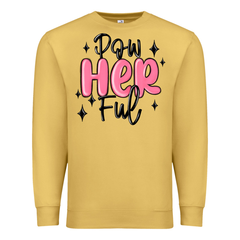 Powherful Premium Sweatshirt by MaliasSmallBusiness | Teevron