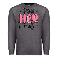 Charcoal Heather powherful Premium Sweatshirt - MaliasSmallBusiness