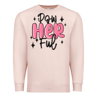 Pale Pink powherful Premium Sweatshirt - MaliasSmallBusiness