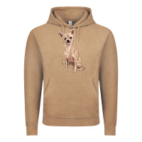 Vintage Coffee chihuahua Vintage Hoodie - RanaPortraitStore