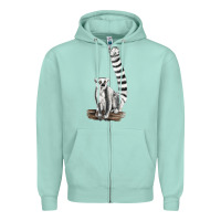 Ringtail Cat Zipper Hoodie | Teevron