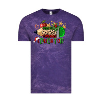 Cloud Purple christmas educator pencil Vintage Tee - FaDigitalArtStudio