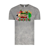 Cloud Rock christmas educator pencil Vintage Tee - FaDigitalArtStudio