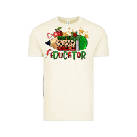 Vintage Arctic christmas educator pencil Vintage Tee - FaDigitalArtStudio
