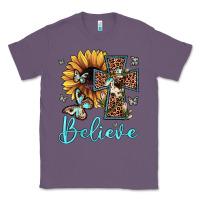 Lavender believe leopard cross sunflower butterfly Classic Tee - JahusDesignShop