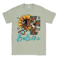 Matcha believe leopard cross sunflower butterfly Classic Tee - JahusDesignShop