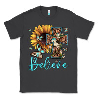 Smoke believe leopard cross sunflower butterfly Classic Tee - JahusDesignShop