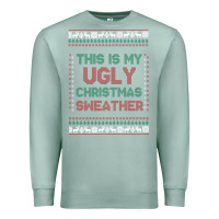 Seafoam this is my ugly christmas Premium Sweatshirt - MaliasSmallBusiness