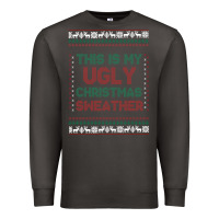 Smoke this is my ugly christmas Premium Sweatshirt - MaliasSmallBusiness