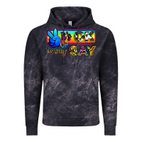 Cloud Black it's ok to say gay Vintage Hoodie - Zillion Design Studio