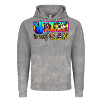 Cloud Rock it's ok to say gay Vintage Hoodie - Zillion Design Studio