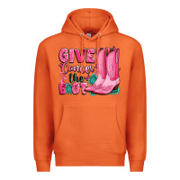 Carrot give cancer the boot Premium Hoodie - LillyAllenDesigns