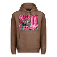 Chestnut give cancer the boot Premium Hoodie - LillyAllenDesigns