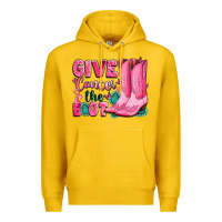 Lemon give cancer the boot Premium Hoodie - LillyAllenDesigns