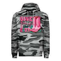 Slate Camo give cancer the boot Premium Hoodie - LillyAllenDesigns