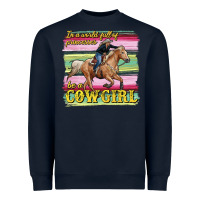Navy in a world full of princesses be a cowgirl Heavyweight Sweatshirt - RanaPortraitStore