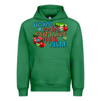 Emerald because teachers cant live on apples alone Urban Hoodie - NancyCooperArtShop