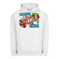 Pigment Lunar Rock because teachers cant live on apples alone Urban Hoodie - NancyCooperArtShop