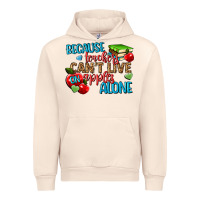 Sandshell because teachers cant live on apples alone Urban Hoodie - NancyCooperArtShop