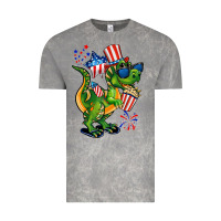 Cloud Rock 4th of July T-Rex Vintage Tee - CowGirlArtShop