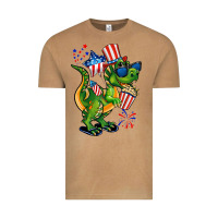 Vintage Camel 4th of July T-Rex Vintage Tee - CowGirlArtShop