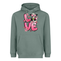 Sage love cow valentine's day Heavyweight Hoodie - MaliasSmallBusiness