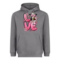 Love Cow Valentine's Day Heavyweight Hoodie | Teevron