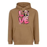 Toasted Coconut love cow valentine's day Heavyweight Hoodie - MaliasSmallBusiness