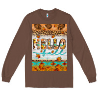Chestnut Hello fall Long Sleeve Tee - Artiststas