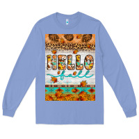 Colony Blue Hello fall Long Sleeve Tee - Artiststas