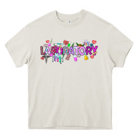 Cream Valentine Laboratory Heavy Core Tee - CowhideDigitalArt
