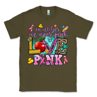 Army Green in october we wear pink love pink Classic Tee - AdoDesignShop